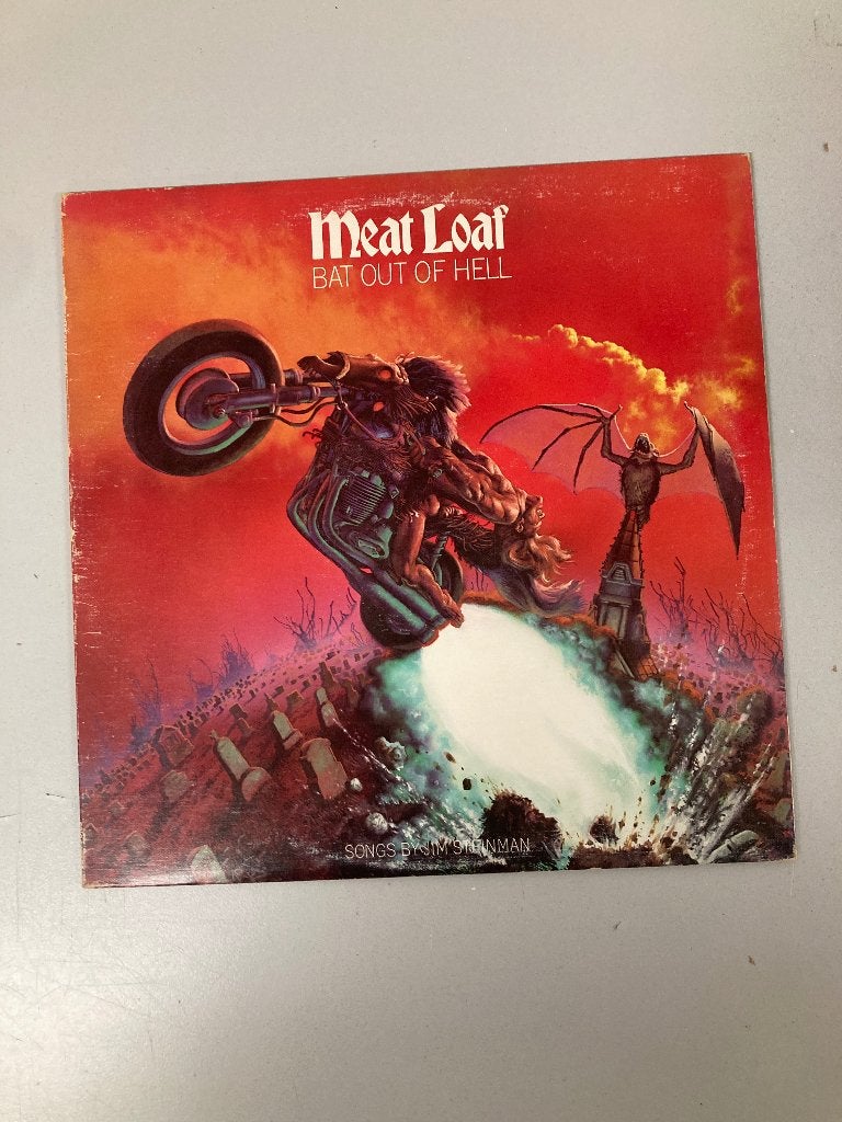 Meat Loaf bat out of hell lp, Cd's en Dvd's, Vinyl | Rock, LP, Gebruikt, Ophalen of Verzenden, 12 inch