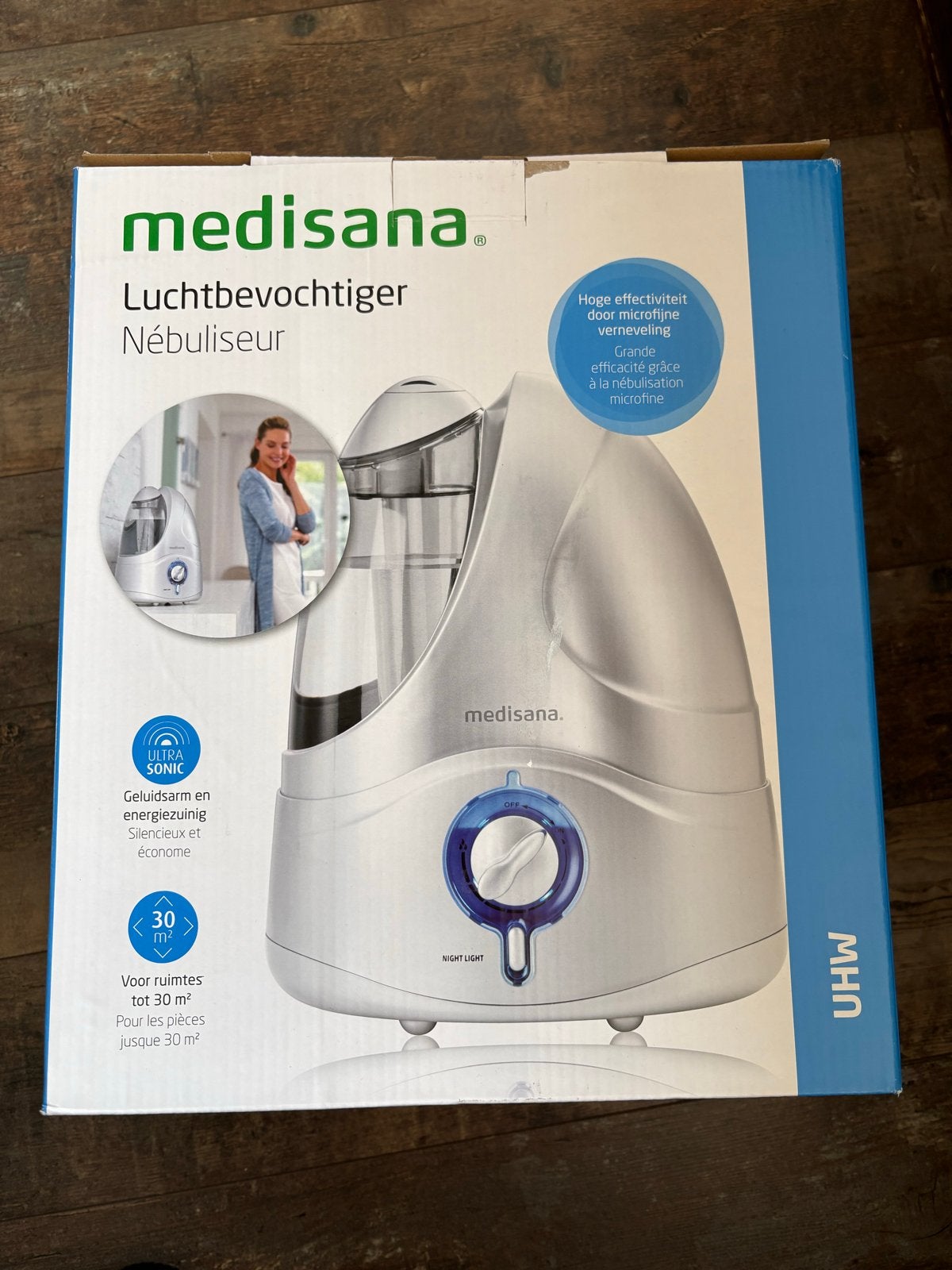 Medisana Luchtbevochtiger Nebulisator UHW, Ophalen, Zo goed als nieuw