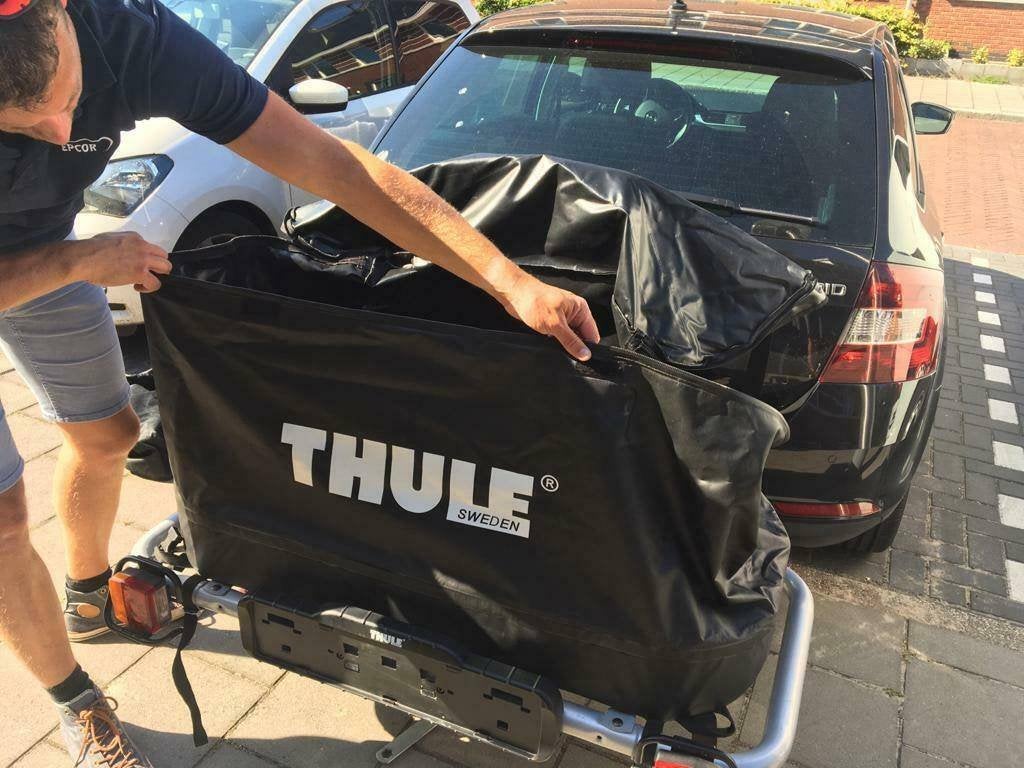 Thule Easybase trekhaakdrager met Thule Easybag (350L), Ophalen, Gebruikt