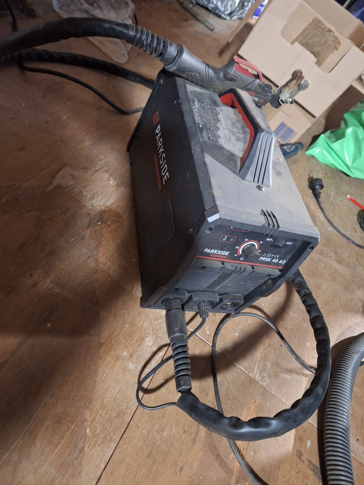 Parkside PPSK 40 A2 Plasmasnijder, Ophalen of Verzenden, Gebruikt, Minder dan 150 ampère, Overige typen