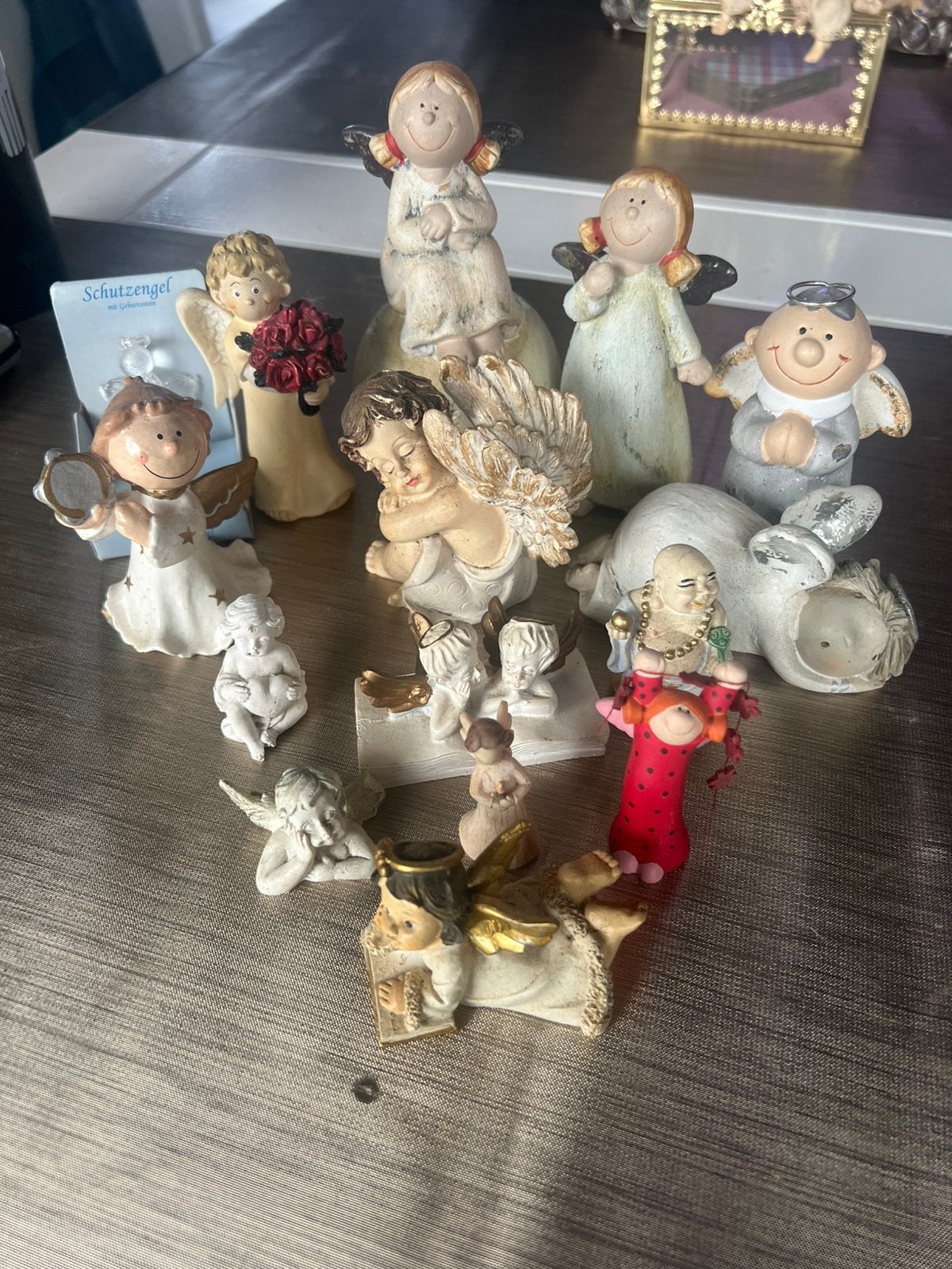 Verschillende engeltjes, Verzamelen, Beelden en Beeldjes, Ophalen, Zo goed als nieuw, Dier