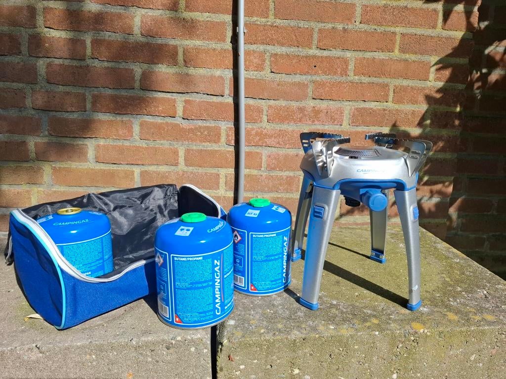 Zeer nette camping gaspit (1x gebruikt), Caravans en Kamperen, Ophalen, Zo goed als nieuw