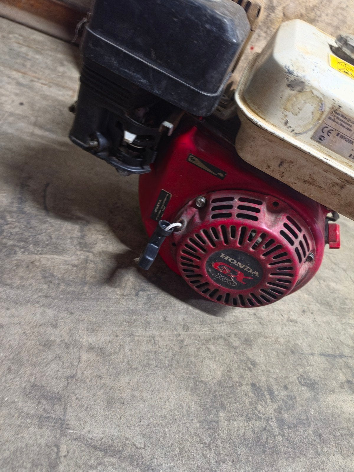 Honda GX160 benzine motor, Ophalen of Verzenden, Gebruikt, Benzinemotor, 1800 rpm of meer