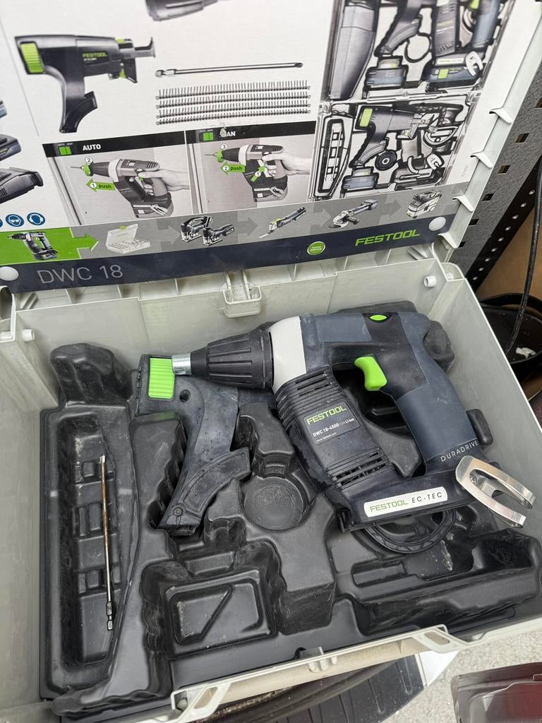 Festool gipsplaat schroefmachine, Ophalen, Zo goed als nieuw, Boor- en Schroefmachine