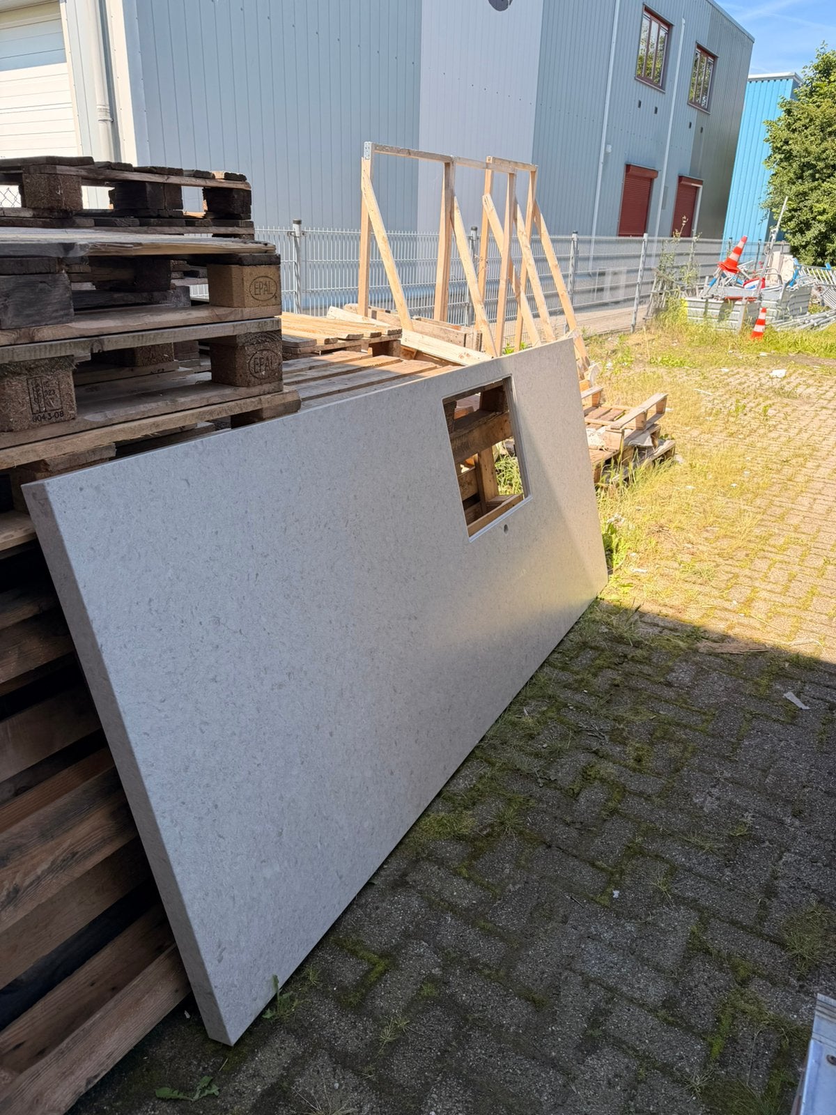 Keukenblad - Amper in gebruik geweest, Ophalen, Zo goed als nieuw, Overige materialen, 50 tot 100 mm