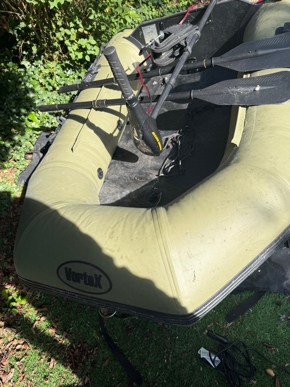 Vortex 185 karperboot met Endura Max 40lbs elektromotor, Ophalen of Verzenden, Gebruikt