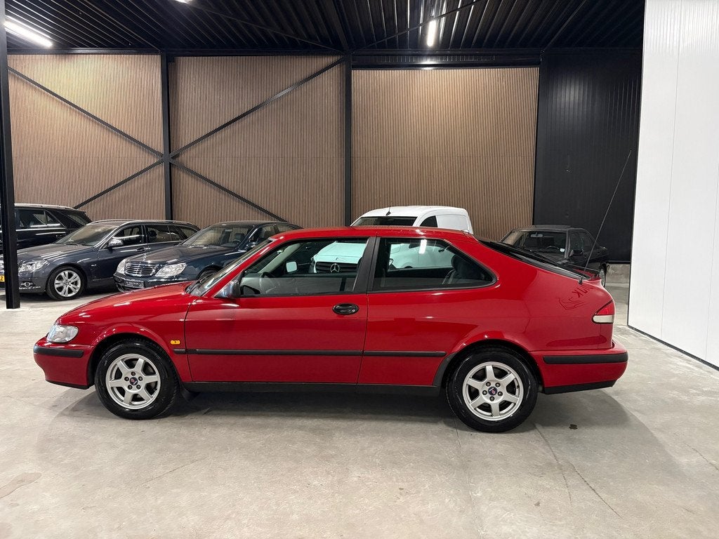 Saab 9-3 Coupé 2.0 Zeer netjes! Origineel NL, Auto's, Stof, Gebruikt, Zwart, 4 cilinders