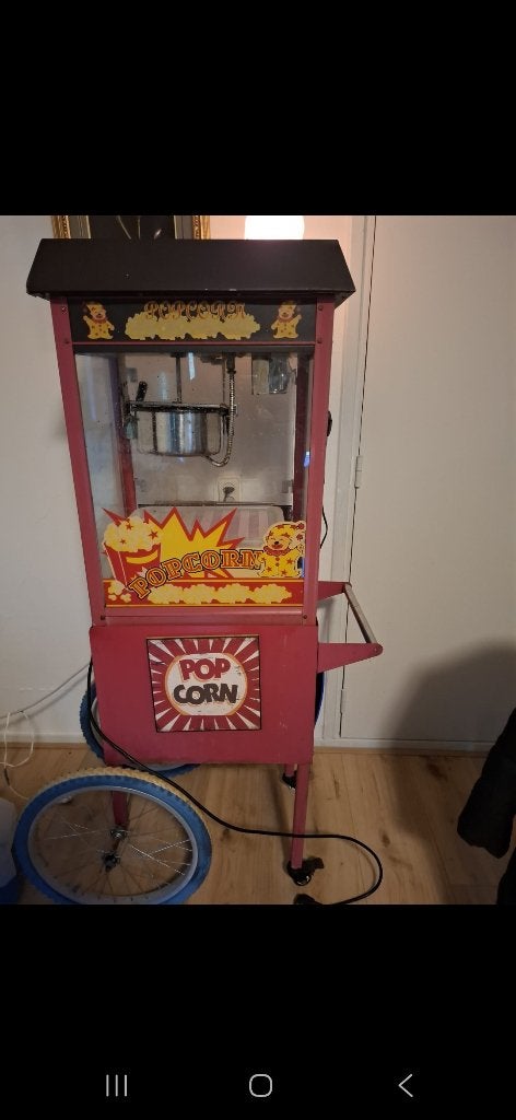 Suikerspinmachine en popcornmachine, Ophalen, Gebruikt, Overige