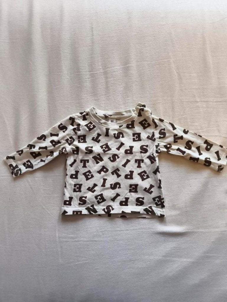 Sinterklaas Shirtje maat 80 met letters, Ophalen of Verzenden, Zo goed als nieuw