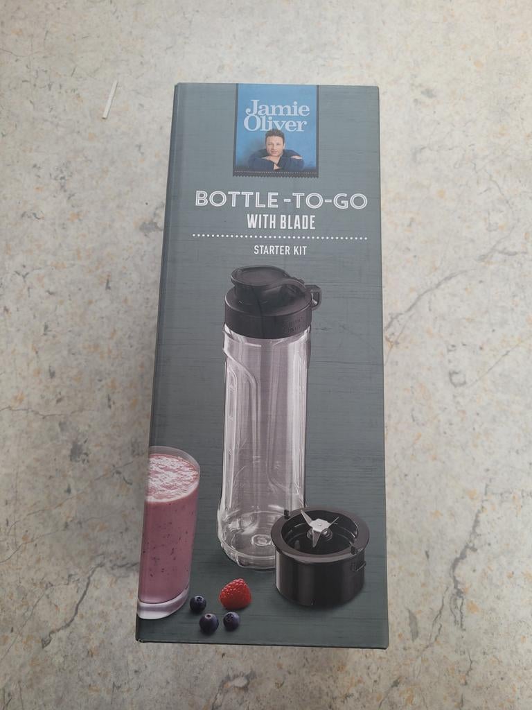 Jamie Oliver Blender To Go Starter Kit - Nieuw in doos, Nieuw, Ophalen of Verzenden, Jamie Oliver Licensing Limited, Brand Loyalty Sourcing BV, Amsterdam, Nederland
