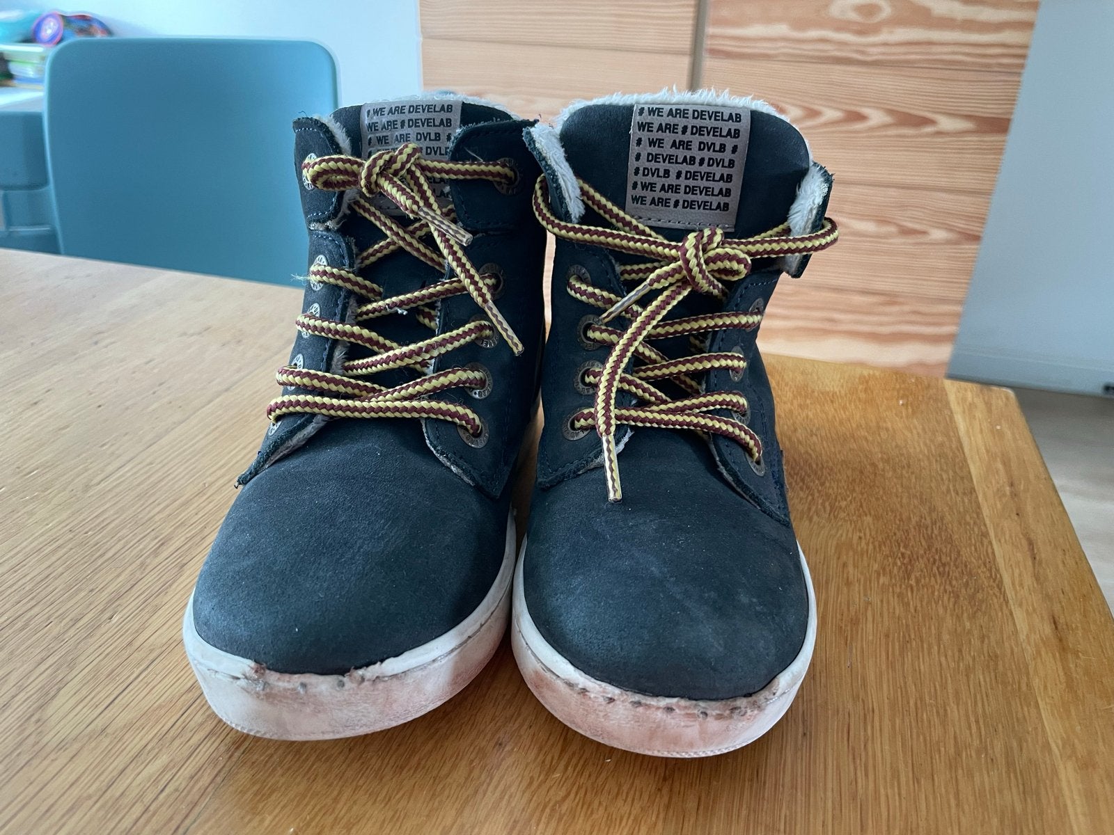 Develab donkerblauwe boots maat 26, Ophalen, Gebruikt, Jongen of Meisje