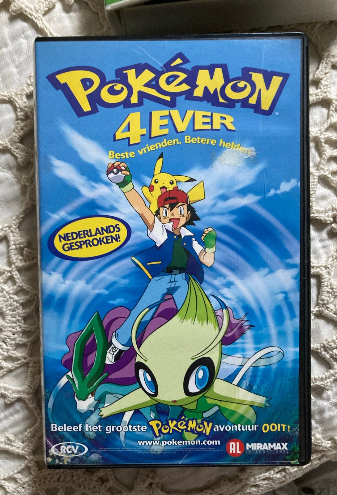 Pokémon 4Ever VHS - Nederlands Gesproken, Cd's en Dvd's, Gebruikt, Alle leeftijden, Kinderfilm, VHS
