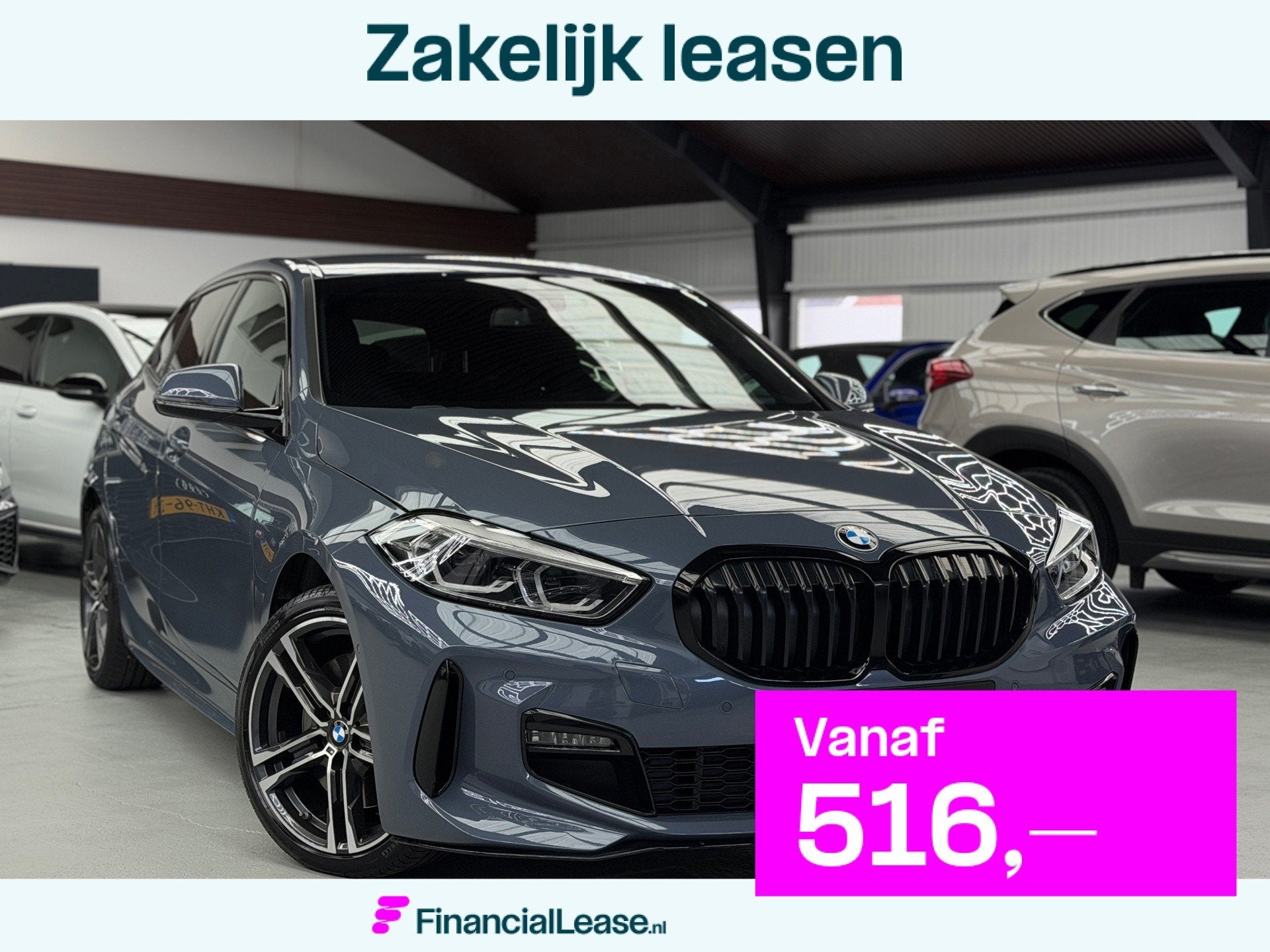 BMW 1-serie 120i M-Pakket CarPlay Camera, 1998 cc, 730 kg, Gebruikt, Zwart