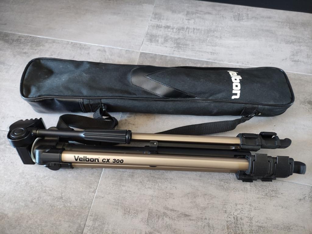 Statief velbon CX300 in tas, Ophalen of Verzenden, 150 tot 175 cm, Driepoot