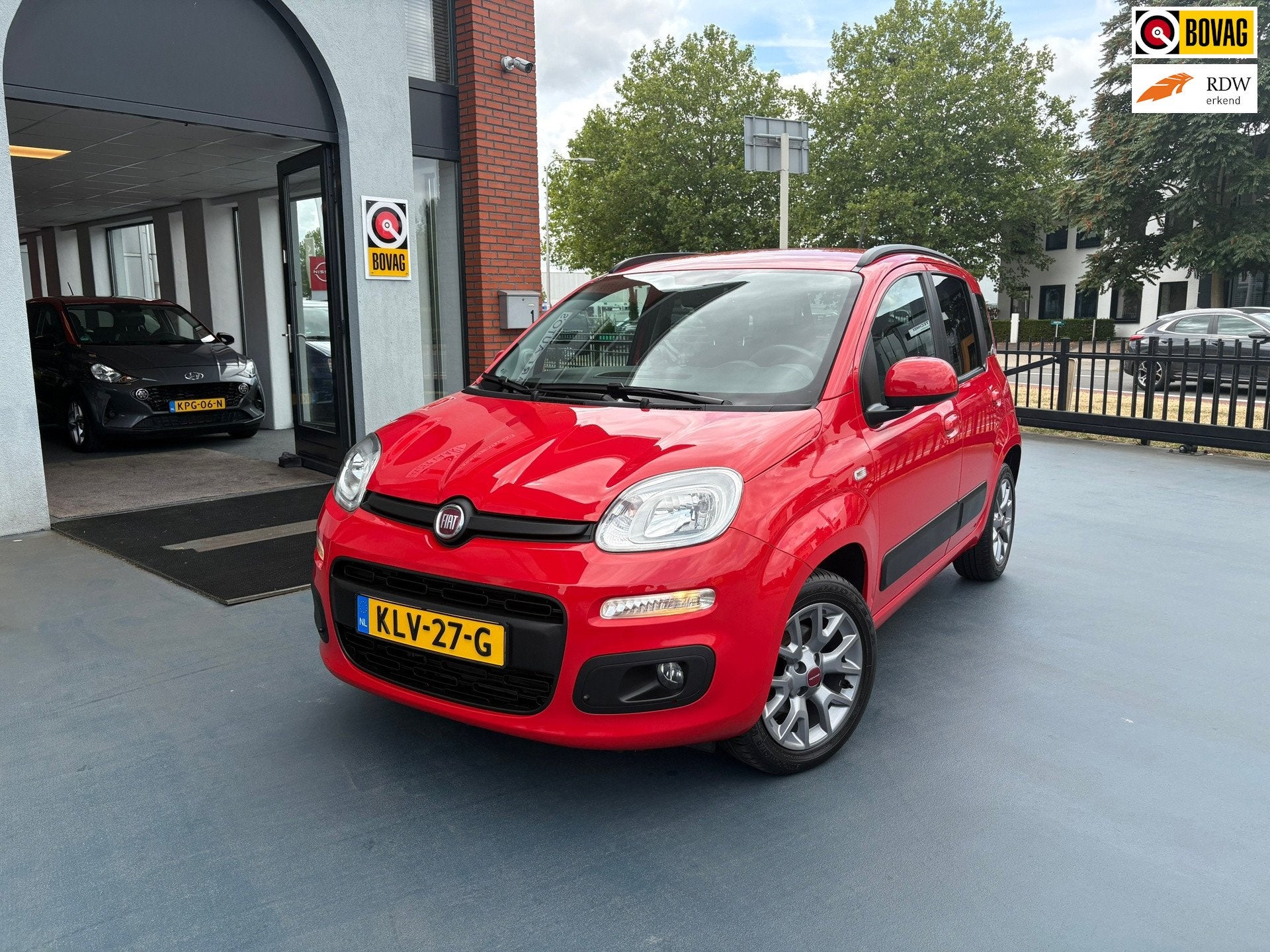 Fiat PANDA 1.2 LOUNGE AIRCO HOGE INSTAP, Auto's, Voorwielaandrijving, Gebruikt, 4 stoelen, Bedrijf