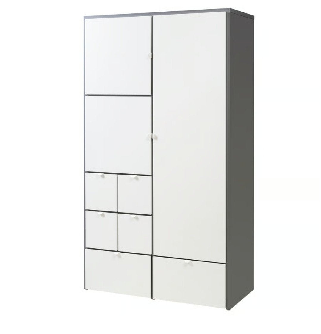 Ikea Visthus kledingkast, staat al gedemonteerd, Huis en Inrichting, Gebruikt, 100 tot 150 cm, 200 cm of meer, 50 tot 75 cm
