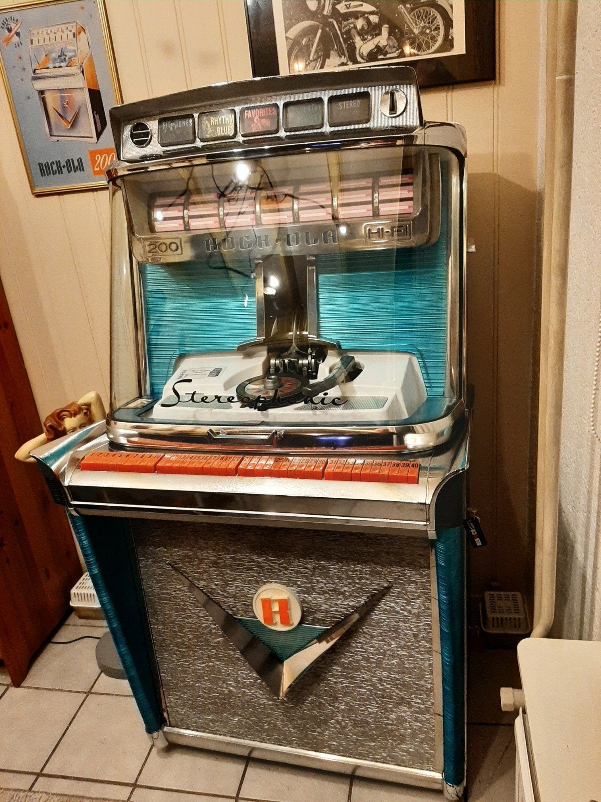 Rock Ola tempo 1 200 select, Verzamelen, Ophalen, Rock Ola