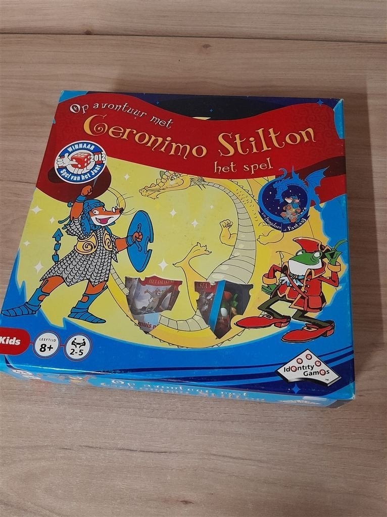 Op avontuur met Geronimo Stilton - het spel - s5305, Hobby en Vrije tijd, Gezelschapsspellen | Bordspellen, Verzenden, Zo goed als nieuw
