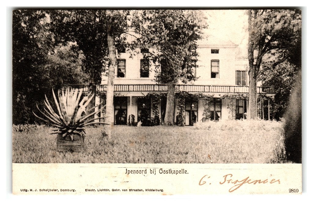 Oostkapelle, Ipenoord bij Oostkapelle, Verzenden, Voor 1920, Gelopen, Zeeland