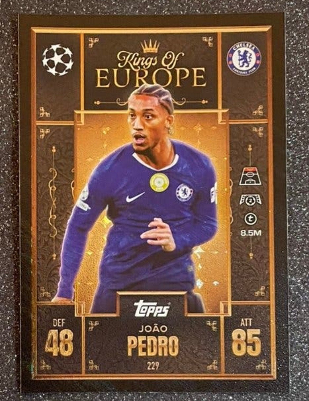 Topps MA EXTRA 25/26 KINGS OF EUROPE  JOÃO PEDRO  CHELSEA FC, Verzenden, Zo goed als nieuw, Plaatje