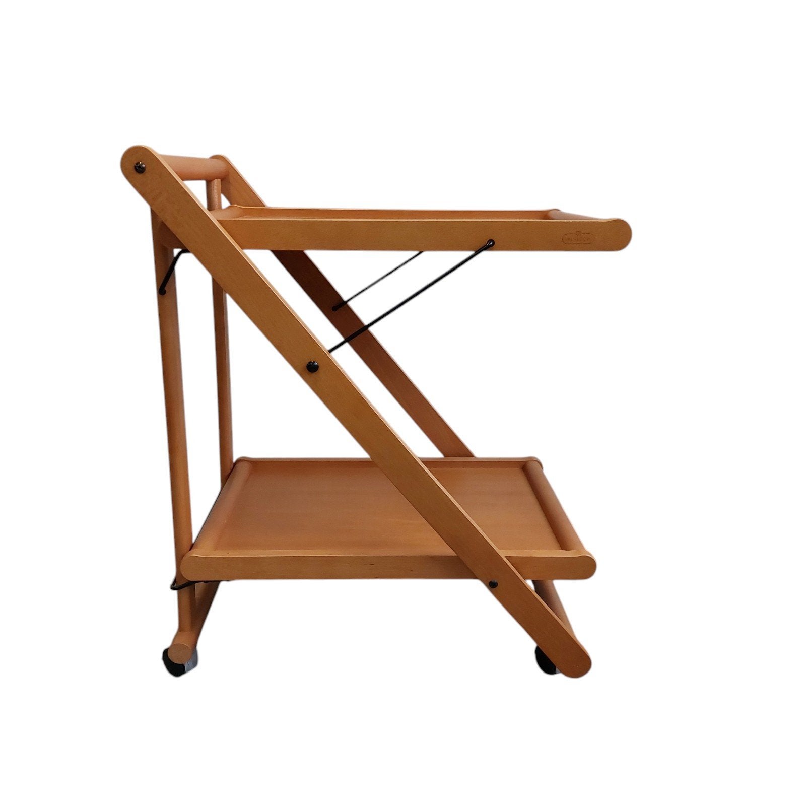 Mid century trolley, serveerwagen Nucci Valsecchi (Italy), Huis en Inrichting, Woonaccessoires | Overige, Ophalen, Gebruikt, Onbekend