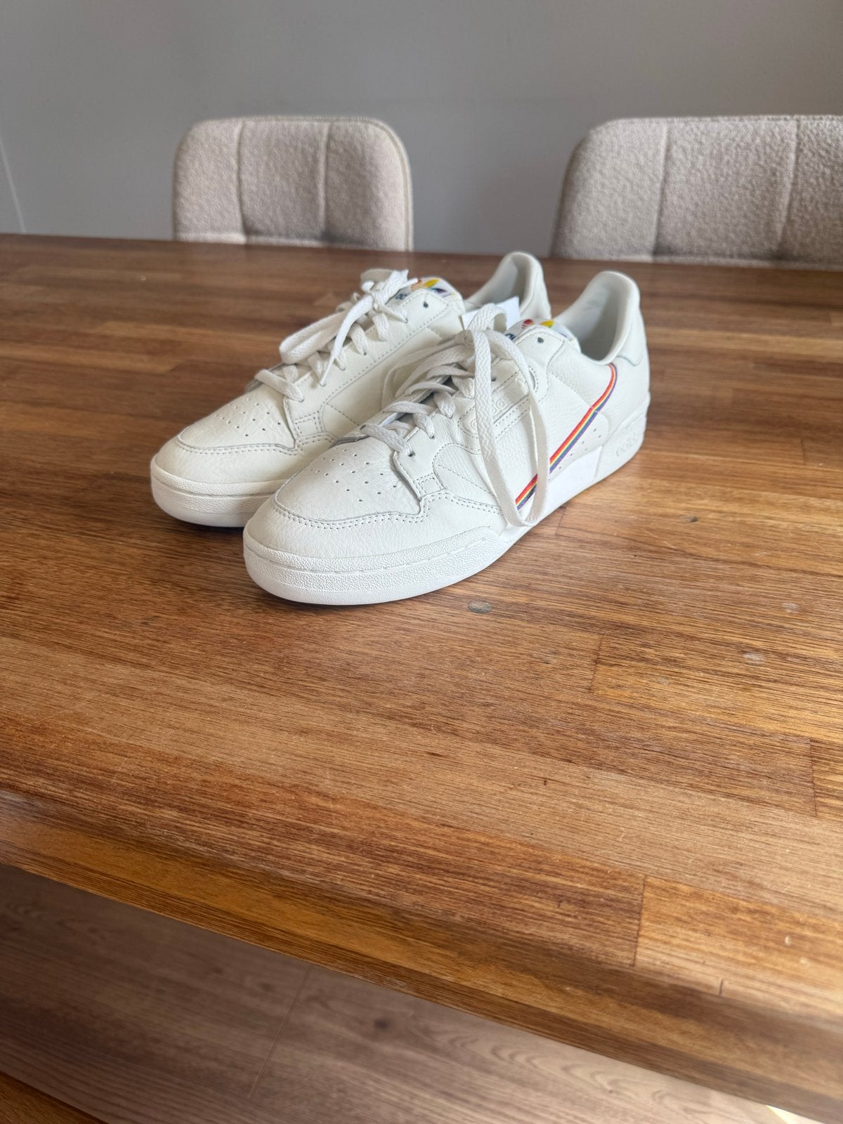 Adidas Continental 80 PRIDE sneakers - Nieuw met kaartjes, Ophalen of Verzenden, Nieuw, Wit, Sneakers of Gympen