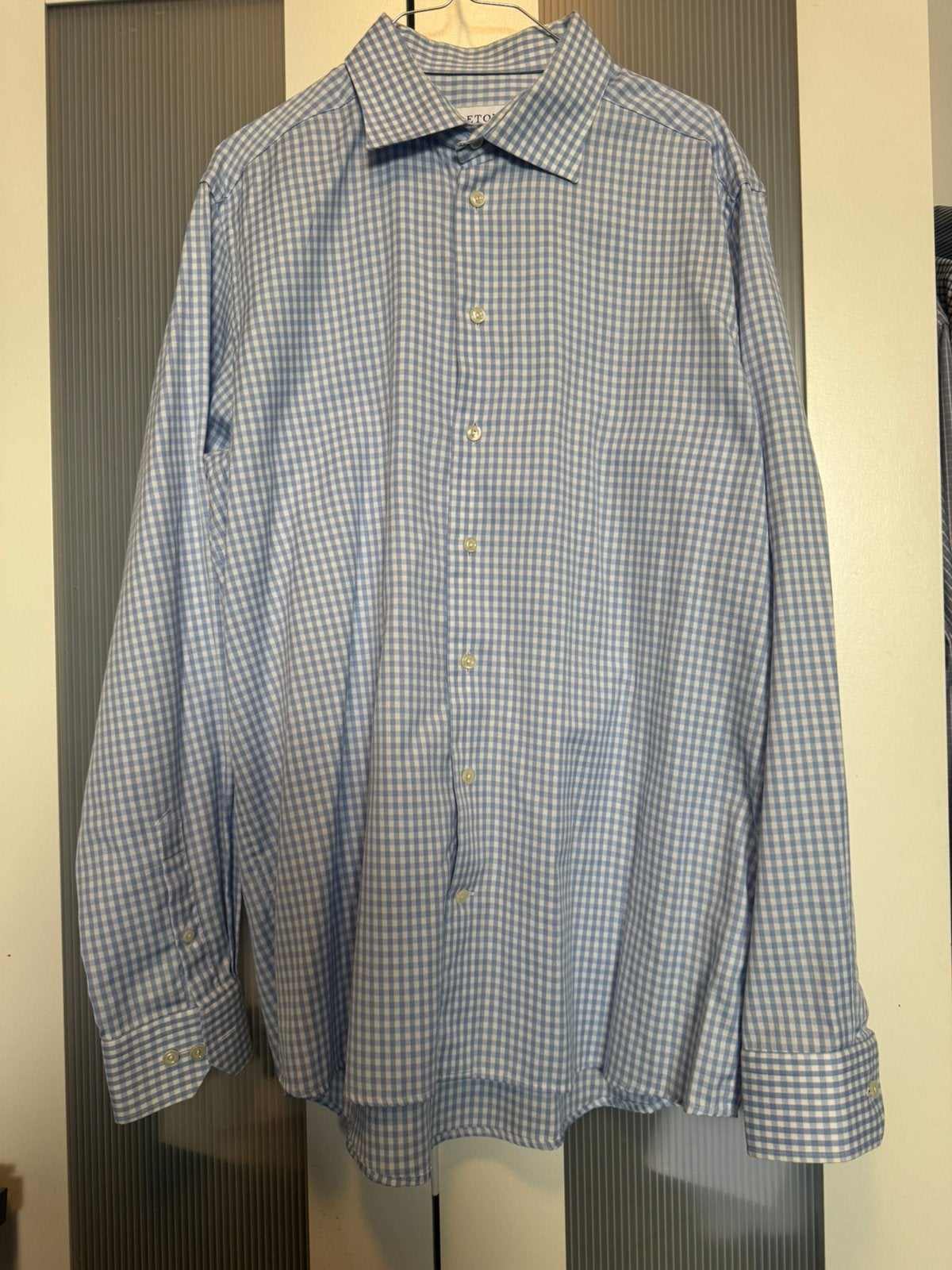 Eton shirt maat 44, Ophalen of Verzenden, Gedragen