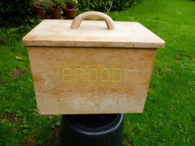 Houten brood bewaarkist IZGS, Ophalen of Verzenden, Zo goed als nieuw