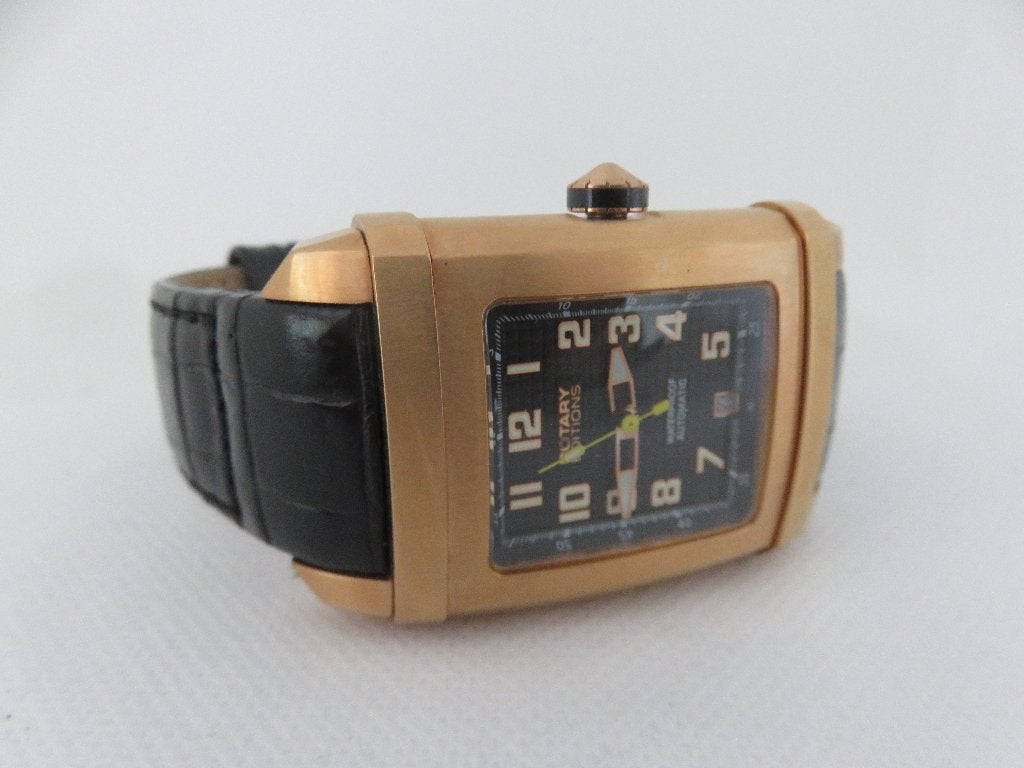 ROTARY Editions 1895  horloge, Overige merken, Leer, Staal, Polshorloge