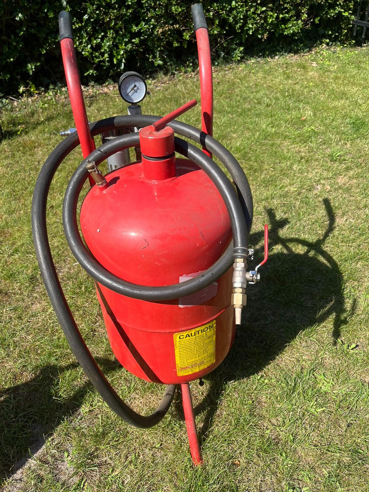 Zandstraal ketel werkt prima geheel nagekeken, Doe-het-zelf en Verbouw, Ophalen, Zo goed als nieuw