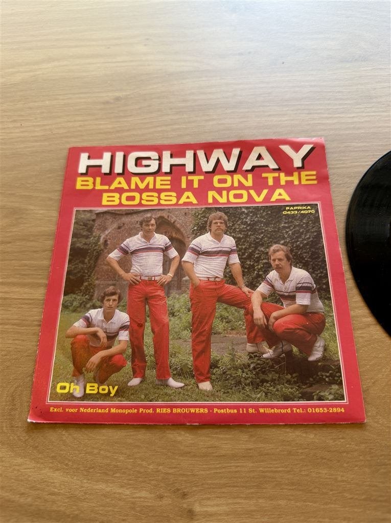 Highway - blame it on the bossa nova, Cd's en Dvd's, Vinyl Singles, Ophalen of Verzenden, Zo goed als nieuw, Pop