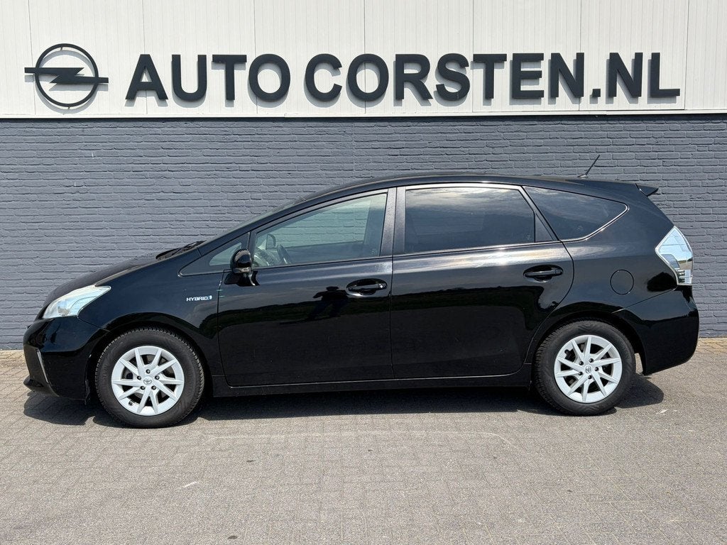Toyota Prius Wagon 1.8 7-pers. Pano.dak Hud Trekhaak Camera, Auto's, Euro 5, Gebruikt, Zwart, 4 cilinders