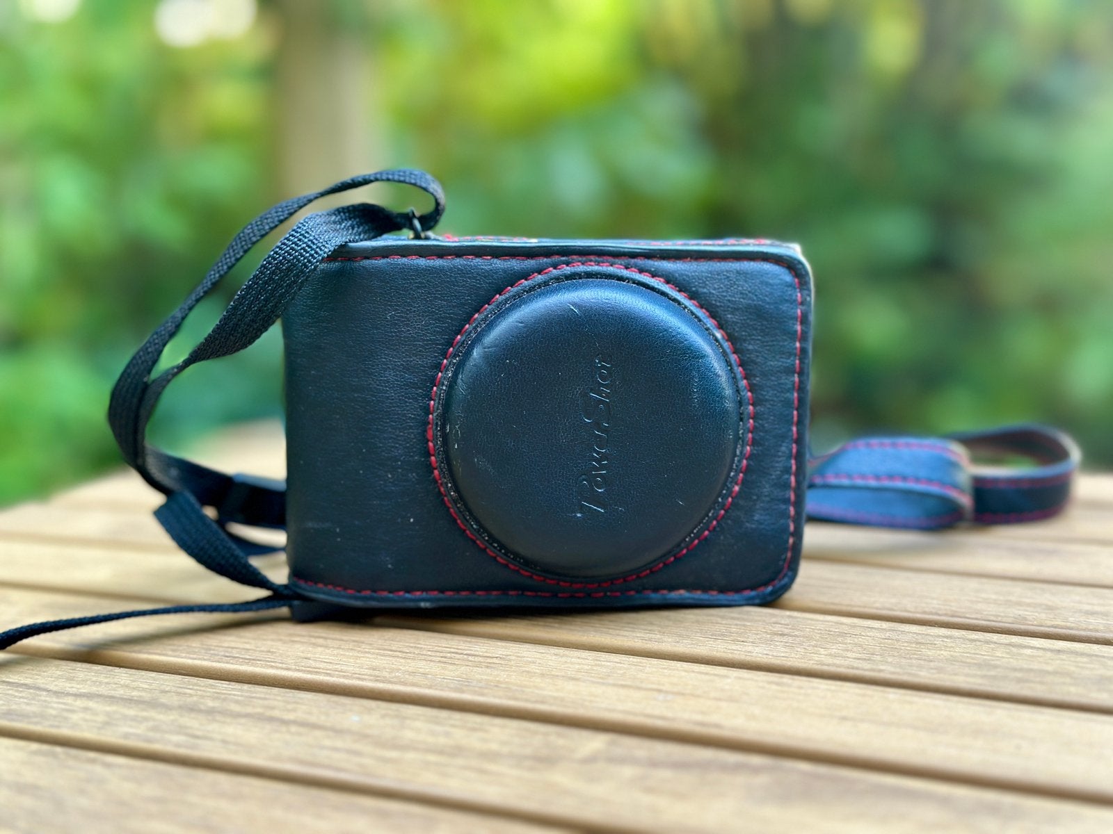 Canon Powershot soft case met draagriem, Audio, Tv en Foto, Fotografie | Fototassen, Schouderband, Gebruikt, Hoes, Canon