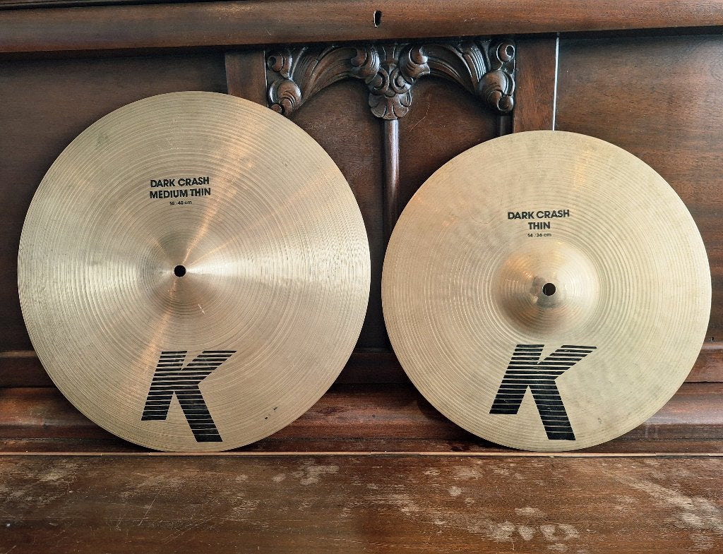 K Zildjian dark crash bekkens, Ophalen of Verzenden, Gebruikt, Overige merken