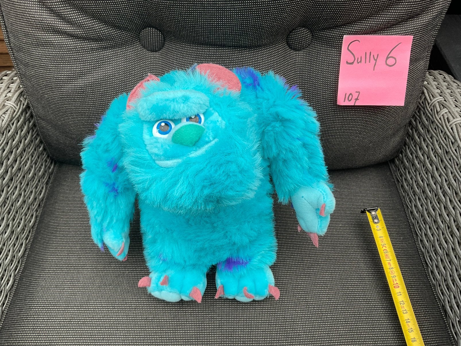 Zgan, niet kapot, Sully knuffel van Monsters & Co 30cm, Ophalen, Winnie de Poeh of vrienden, Zo goed als nieuw, Knuffel