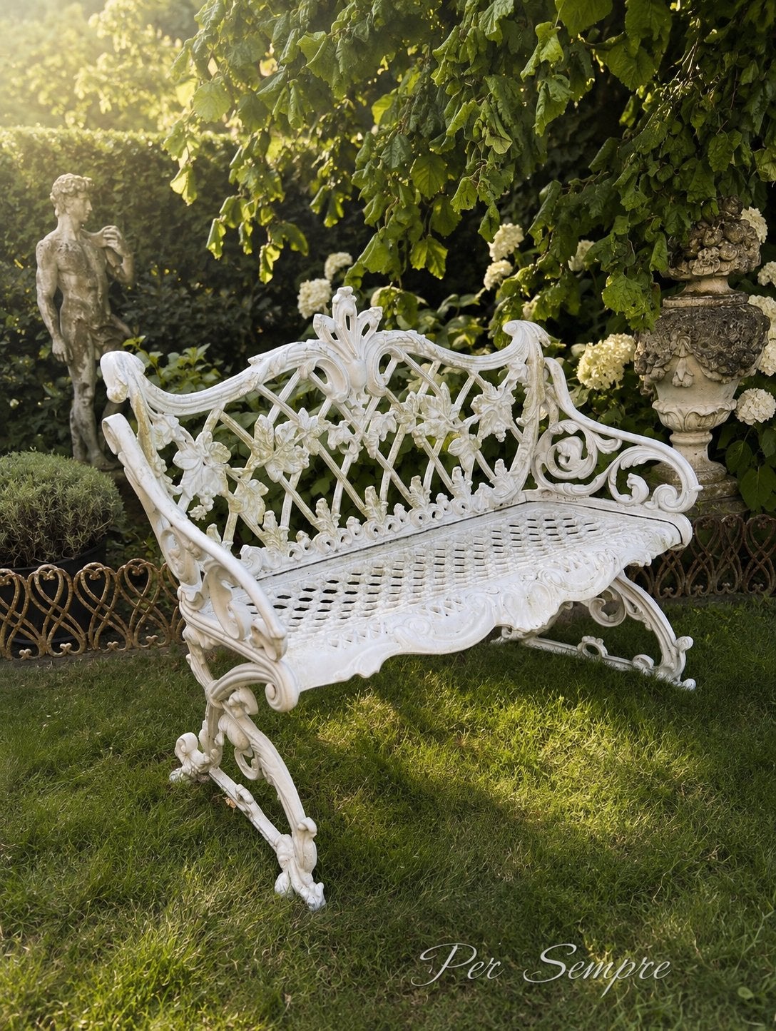 Per Sempre, Prachtige Tuinbank Victoriaanse Style, Ophalen