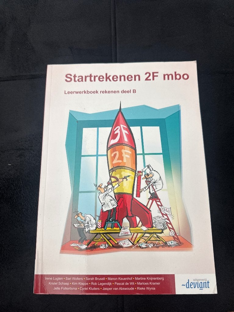 Startrekenen 2F mbo deel B, Boeken, Ophalen of Verzenden, Zo goed als nieuw, Overige niveaus, Nederlands