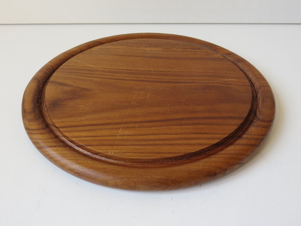 donkere houten broodplank snijplank serveerplank onderzetter, Gebruikt, Hout, Snij-/serveerplank, Ophalen of Verzenden