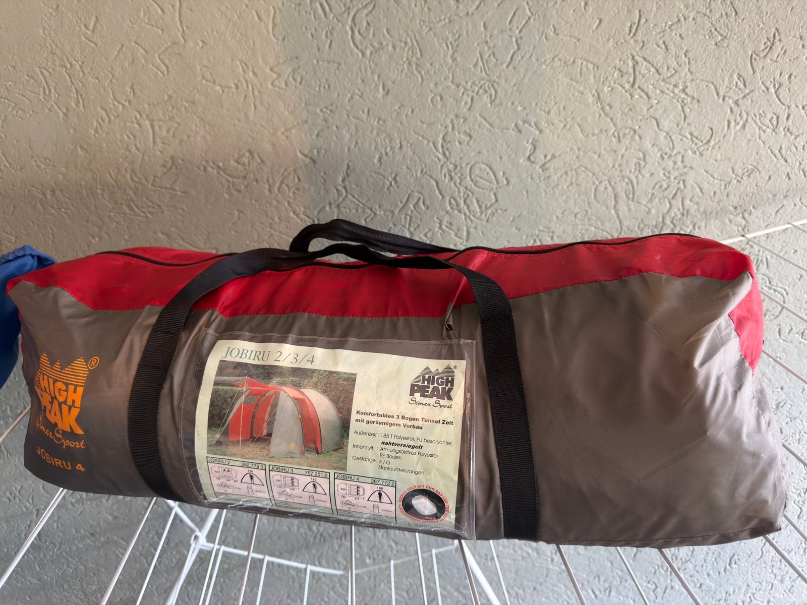 High Peak Jobiru 4 Tunnel Tent - 4 persoons, Ophalen, Zo goed als nieuw, Tot en met 4