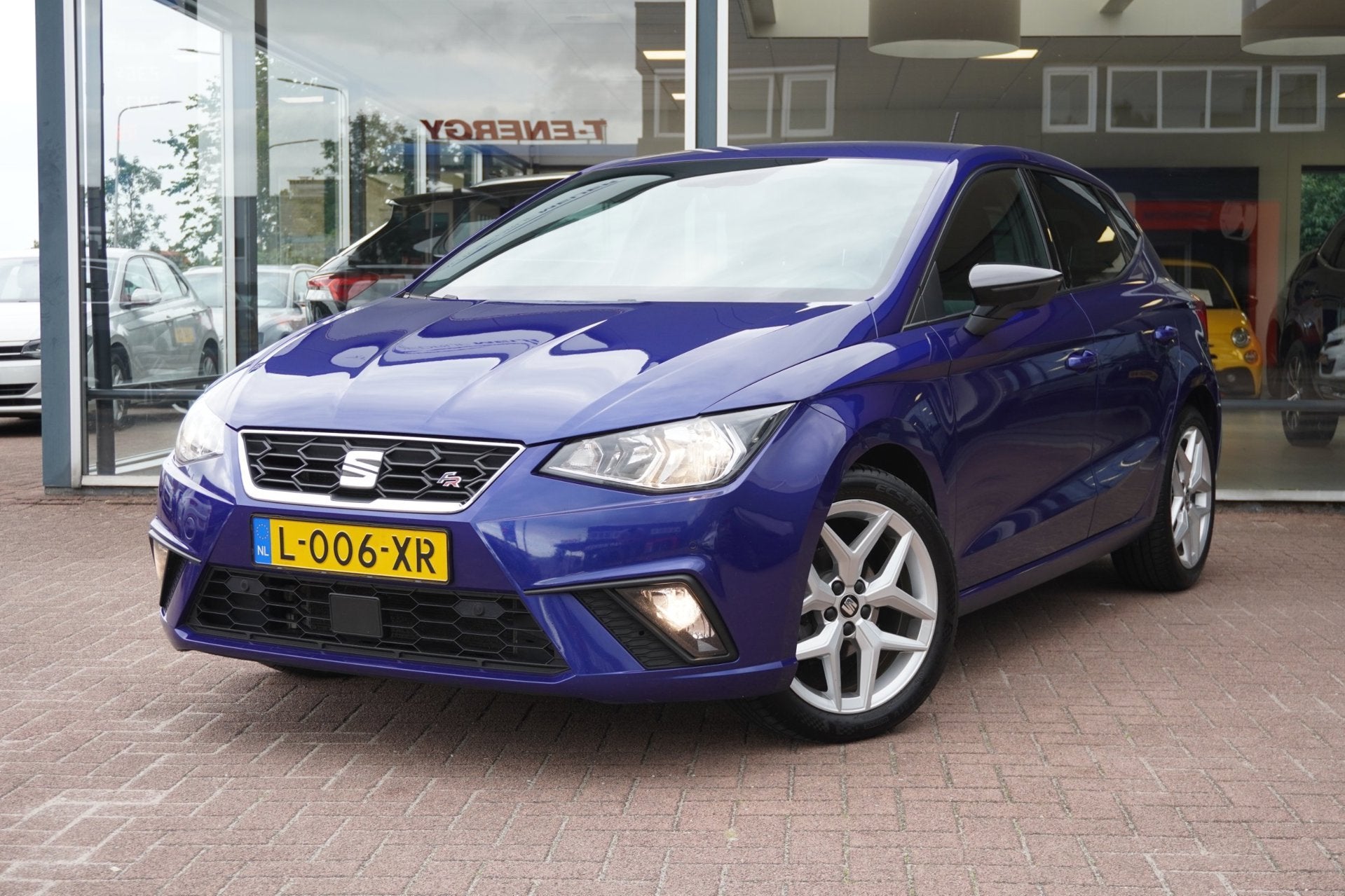 Seat Ibiza 1.0 TSI FR Business Intense | Airco | Carplay | V, Auto's, Dealer onderhouden, Stof, Blauw, Ibiza