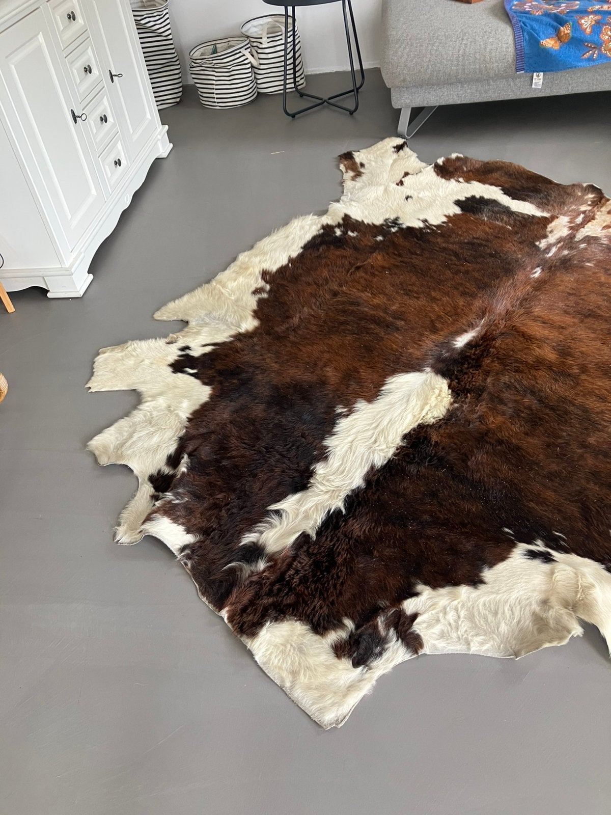 Zgan koeienhuid, Ophalen, 150 tot 200 cm, 200 cm of meer, Zo goed als nieuw