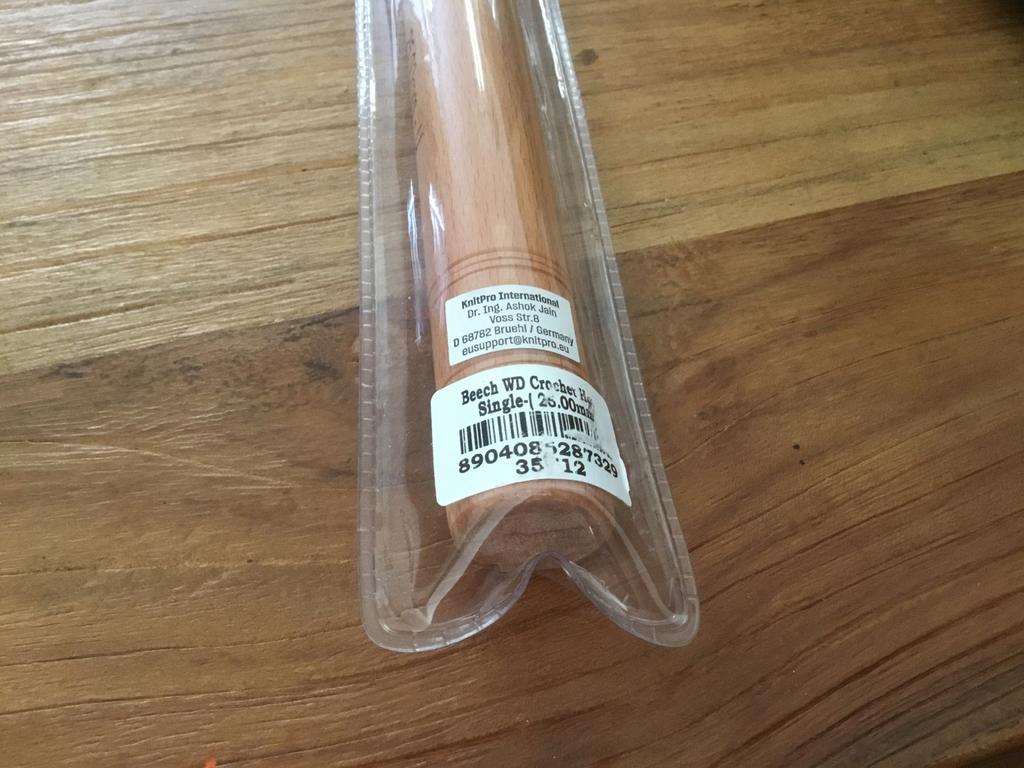KnitPro Jumbo Haaknaald 25 mm - Nieuw, Ophalen of Verzenden, Nieuw, Haken, Naald