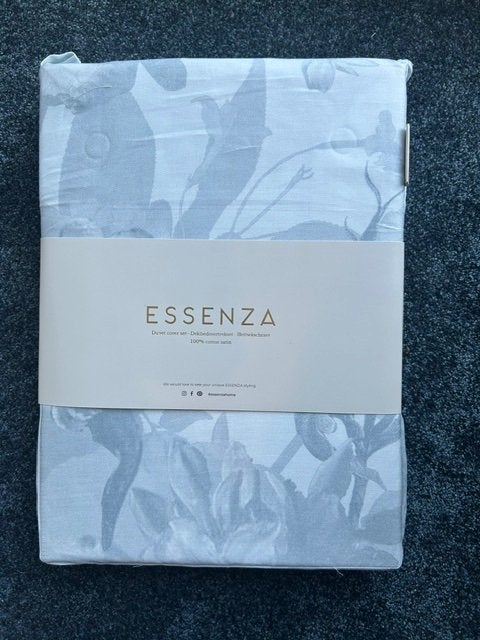 Essenza Dekbedovertrek Lits-jumeaux, Info@essenzahome.nl, Blauw, Essenza, Dekbedovertrek