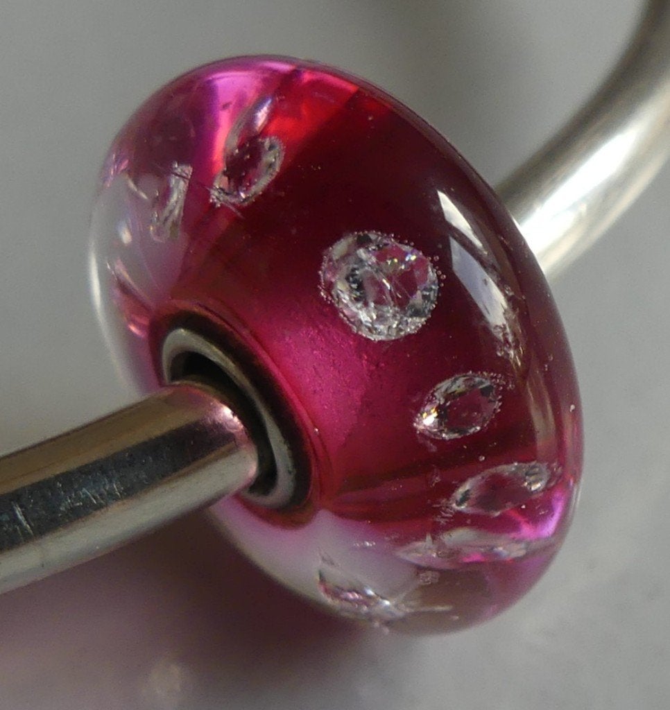Trollbeads DIAMOND-LIKE ROZE, Sieraden, Tassen en Uiterlijk, Gebruikt, -, Verzenden, -