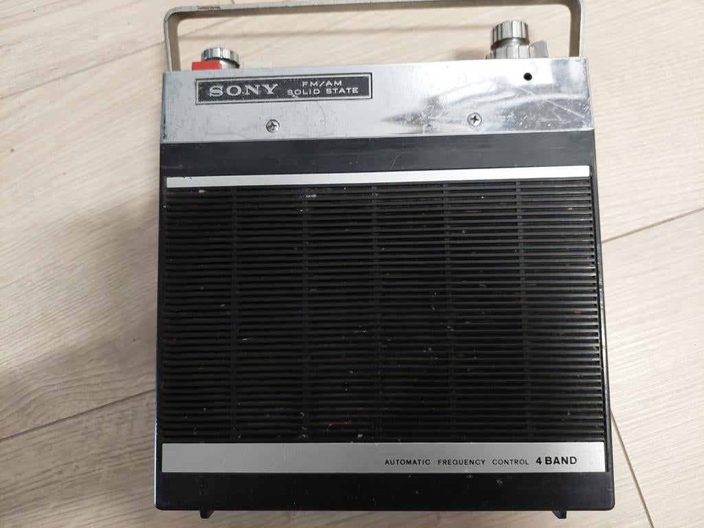 Vintage Sony FM/AM Solid State Transistorradio, Ophalen of Verzenden, Gebruikt, Transistorradio