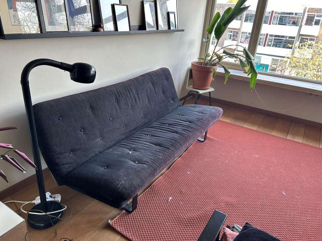 Artifort C684 bank – Kho Liang Ie – vintage (40 jaar oud), Huis en Inrichting, Ophalen, Gebruikt, 150 tot 200 cm, Driepersoons