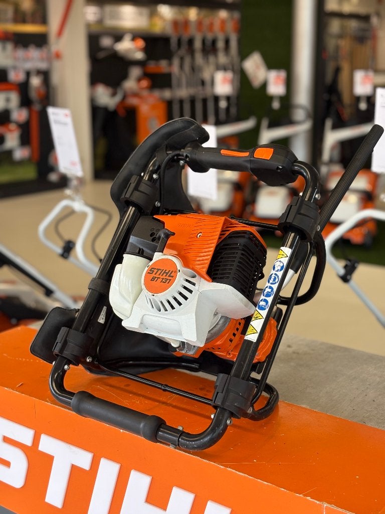 STIHL BT 131 – 8 maanden garantie incl onderhoudsbeurt, Tuin en Terras, Ophalen of Verzenden, Gebruikt, Grondboor, Stihl