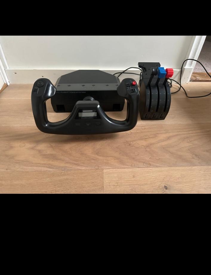 Logitech G Saitek Pro Flight Yoke System & Throttle, Spelcomputers en Games, Online, 1 speler, Ophalen of Verzenden, Zo goed als nieuw
