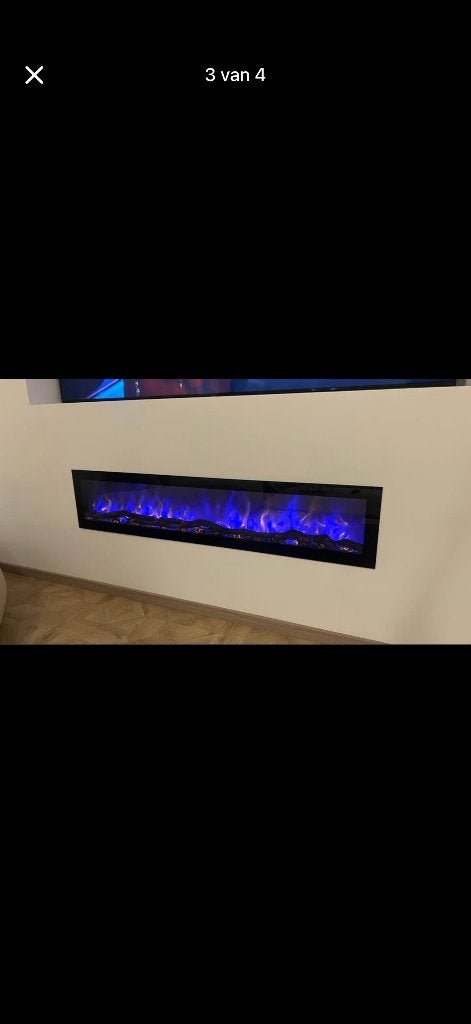 Sfeerhaard 152cm, Huis en Inrichting, Ophalen, Zo goed als nieuw, Inbouwhaard, Elektrische haard