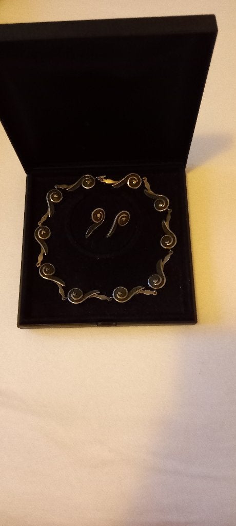 Collier, Ophalen of Verzenden, Zo goed als nieuw, Zilver, Overige materialen
